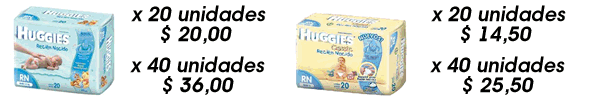 Huggies Recien Nacidos en Oferta